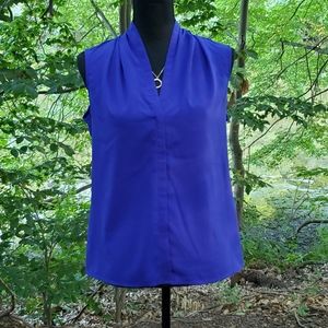 Calvin Klein Cobalt Blue Blouse